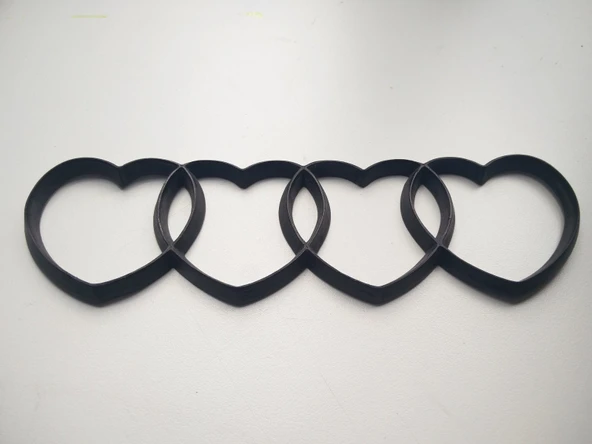 Byr3D Audi Logo Kalpleri T2577147 Sadece Plastik Aparattır ürün görseli 1