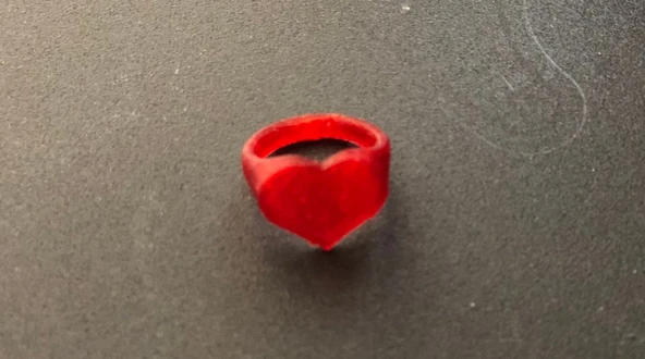 Byr3D Sevgililer Günü, Kalp Yüzük T3424160 Sadece Plastik Aparattır - 1