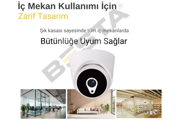 ARNA 1 İÇ 3 DIŞ 3.6 MM LENS 2MP 1080P 4 KAMERALI 500 GB HDD DAHİL GÜVENLİK SETİ - ST213500 - 3