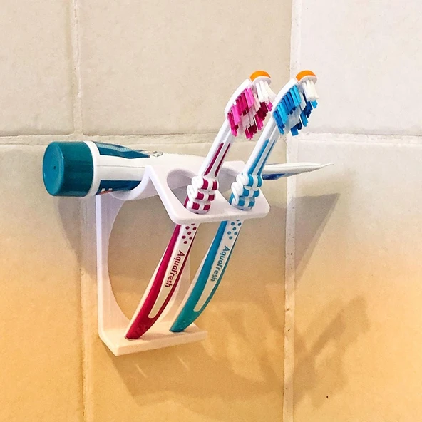 Byr3D Diş Fırçası Tutucu Lite T4553578 Sadece Plastik Aparattır - 2