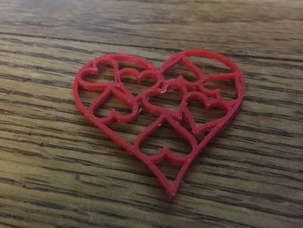 Byr3D Kalp Kolye T335158 Sadece Plastik Aparattır - 4