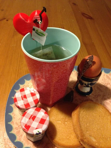 Byr3D Sevgililer Günü Çay Saati T3423760 Sadece Plastik Aparattır - 3