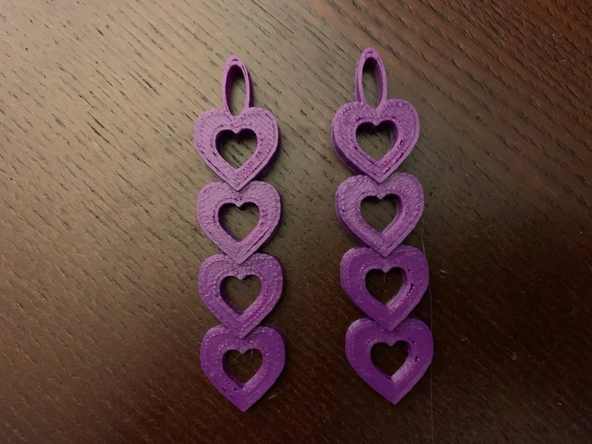 Byr3D Kalpli Zincir Küpe T3135393 Sadece Plastik Aparattır