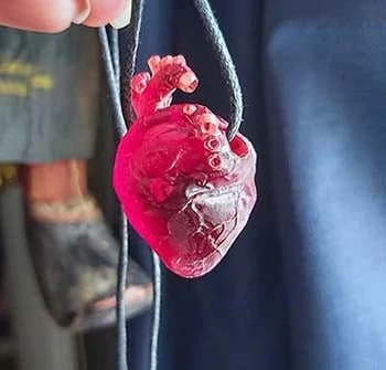 Byr3D Sevgililer Günü Kalp Kolye T5240210 Sadece Plastik Aparattır