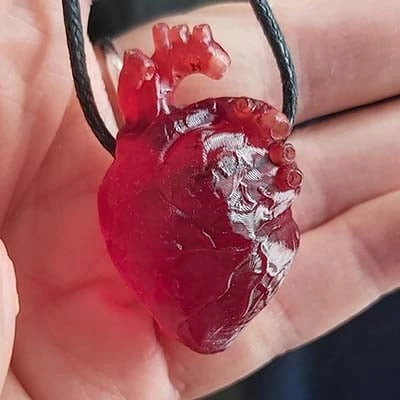 Byr3D Sevgililer Günü Kalp Kolye T5240210 Sadece Plastik Aparattır - 5