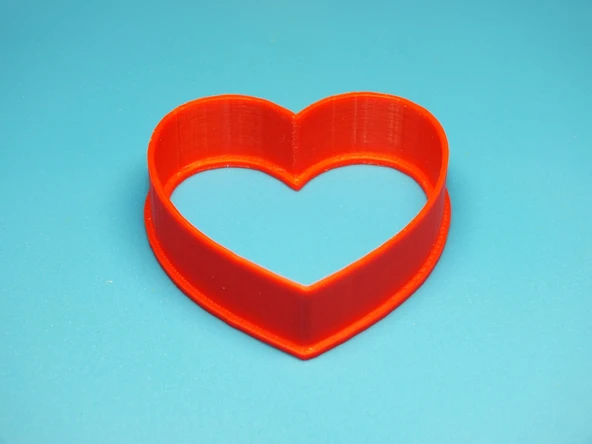 Byr3D Çerez Kurabiye Kesici «Kalp Mini» T3692987 Sadece Plastik Aparattır - 2