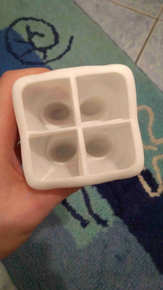 Byr3D Diş Şeklinde Diş Fırçası Tutucusu T5781185 Sadece Plastik Aparattır - 5