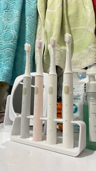 Byr3D Xiaomi Mijia Sonic Diş Fırçası T100 Tutucu T4354673 Sadece Plastik Aparattır - 3