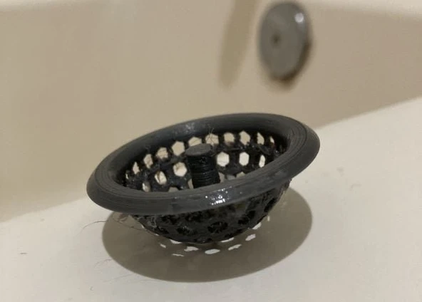 Byr3D Duş Kanalı Saç Tutucu T5425222 Sadece Plastik Aparattır - 3