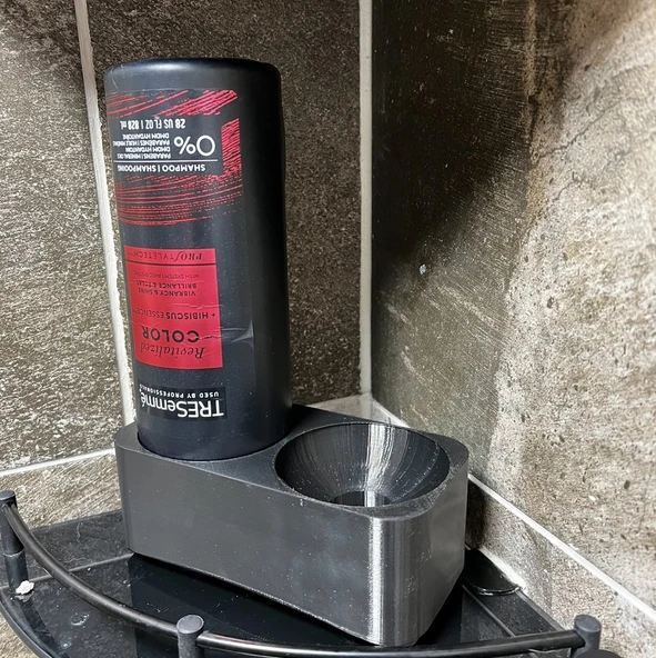 Byr3D Büyük Şampuan Şişesi Tutucusu T6335883 Sadece Plastik Aparattır - 2