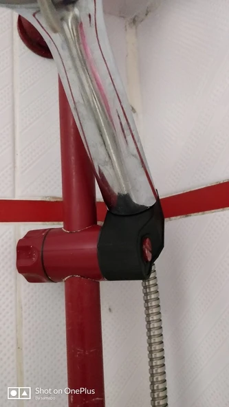 Byr3D Duş Başlığı Tutucusu T3210938 Sadece Plastik Aparattır - 5