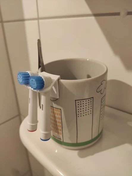 Byr3D Kupa Için Diş Fırçası Tutucusu T6750851 Sadece Plastik Aparattır
