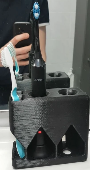 Byr3D Şarjlı Elektrikli Diş Fırçası Tutucusu T6519674 Sadece Plastik Aparattır