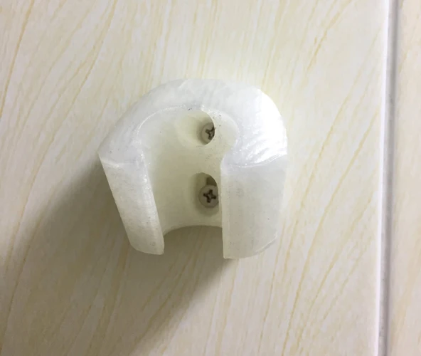 Byr3D Çok Dik Açılı Duş Başlığı Tutucusu T2011656 Sadece Plastik Aparattır - 2