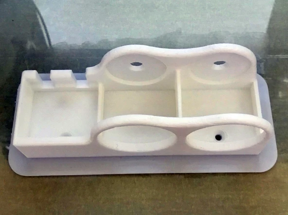 Byr3D Diş Fırçası Ve Diş Macunu Tutucusu T2846835 Sadece Plastik Aparattır - 2