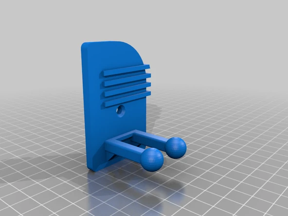 Byr3D Jiletli Tıraş Makinesi Tutucu (Art Deco) T3898591 Sadece Plastik Aparattır - 1