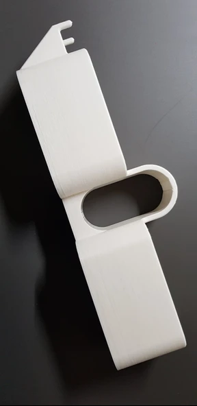 Byr3D "Brausegarnitur" Için Duş Jeli Tutucusu (Fıskiyenizin Üzerindeki Boru Sabittir) T2924853 Sadece Plastik Aparattır - Resim 5