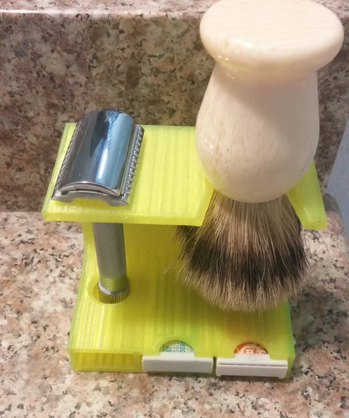 Byr3D Jilet Ve Tıraş Fırçası Tutucu T1658699 Sadece Plastik Aparattır