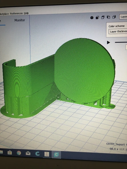 Byr3D Radyatör Bardak Tutucusu T3329991 Sadece Plastik Aparattır - 2