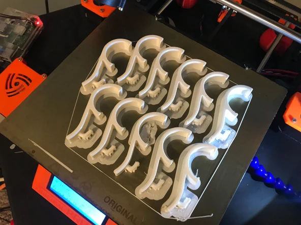 Byr3D Çift Perde Çubuğu Için Duş Perdesi Tutucusu T4116030 Sadece Plastik Aparattır - 4