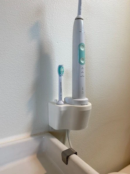 Byr3D Duvara Monte Diş Fırçası Tutucusu T5368433 Sadece Plastik Aparattır - 2