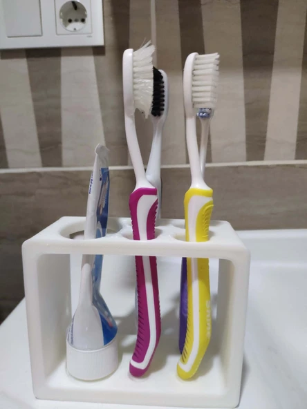 Byr3D Diş Fırçası Tutucu T5619636 Sadece Plastik Aparattır