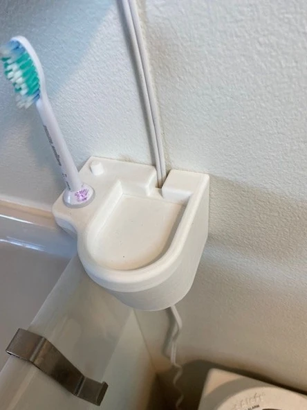 Byr3D Duvara Monte Diş Fırçası Tutucusu T5368433 Sadece Plastik Aparattır