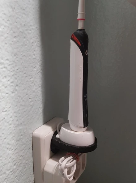 Byr3D Elektrikli Diş Fırçası Priz Tutucu T4896989 Sadece Plastik Aparattır