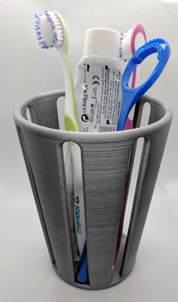 Byr3D Diş Fırçası Tutucu Bardak T3090237 Sadece Plastik Aparattır