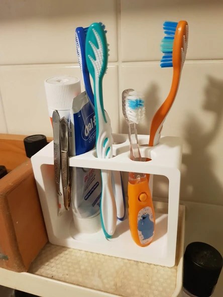 Byr3D Diş Fırçası Tutucu T5619636 Sadece Plastik Aparattır - 3