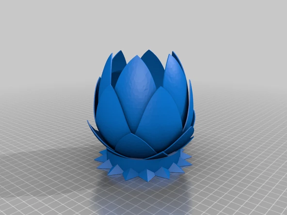 Byr3D Tabanlı Ve Delikli Çay Işık Tutucu Çiçek T4345166 Sadece Plastik Aparattır - 2