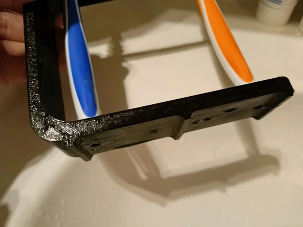 Byr3D Tahliye Delikli Dörtlü Diş Fırçası Tutucusu T5846107 Sadece Plastik Aparattır - 2