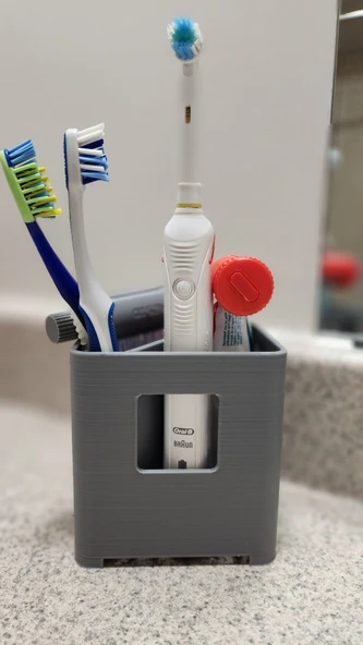 Byr3D Diş Fırçası Tutucu T5800009 Sadece Plastik Aparattır - 2