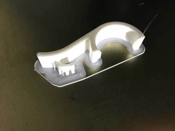 Byr3D Çift Perde Çubuğu Için Duş Perdesi Tutucusu T4116030 Sadece Plastik Aparattır - 3