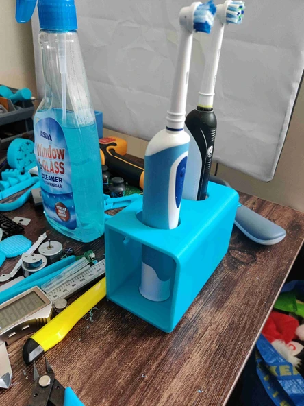 Byr3D Elektrikli Diş Fırçası Tutucusu T4900497 Sadece Plastik Aparattır - 5