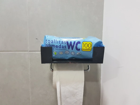 Byr3D Tuvalet Kağıdı Tutucusu Için Tuvalet Mendili Uyarlaması. T2108129 Sadece Plastik Aparattır - Resim 2