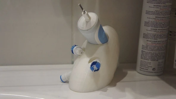 Byr3D Bir Oral B Diş Fırçası Tutucusu Daha T1723103 Sadece Plastik Aparattır ürün görseli