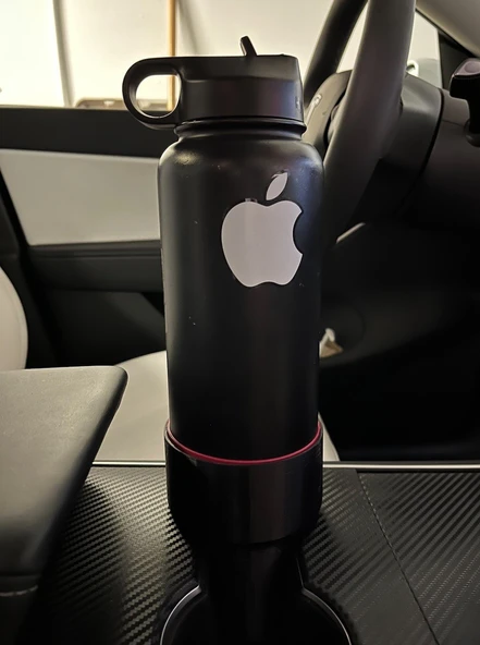 Byr3D Hidroflask Için Tesla Model 3/Y Bardak Tutucu (32 Veya 40 Oz) T5402383 Sadece Plastik Aparattır