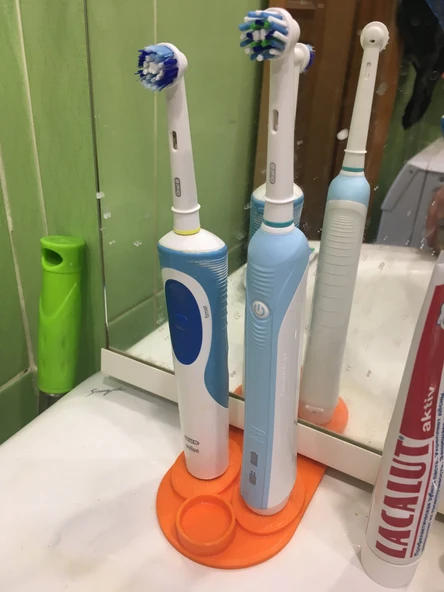 Byr3D Diş Fırçası Ve Diş Macunu Tutucu T2748332 Sadece Plastik Aparattır