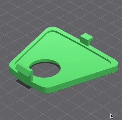 Byr3D Peugeot Metropolis Scooter Için Delikli Telefon Tutucu Kapağı T6681164 Sadece Plastik Aparattır - 2