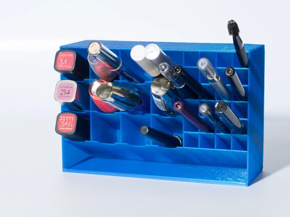Byr3D Büyük Ruj Ve Eyeliner Tutucusu/Makyaj Organizatörü T2804034 Sadece Plastik Aparattır