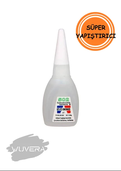 Wuvera 502 Japon Yapıştırıcısı – Süper Güçlü, Hızlı Kuruma, 20 gr - 3