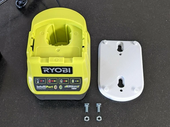 Byr3D Ryobi Rc18120 Şarj Tutucu T5243370 Sadece Plastik Aparattır