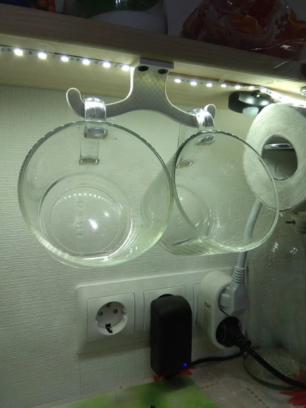 Byr3D Bricodepot Mobilya Kupa Tutucu T710710 Sadece Plastik Aparattır - 3
