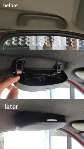 Byr3D Opel Vivaro Renault Trafic Güneş Gözlüğü Tutucusu Için Adaptör T4969637 Sadece Plastik Aparattır - 2