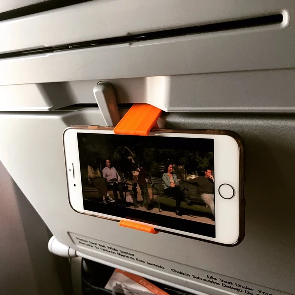 Byr3D Uçak Tepsisi Masası Iphone 7/8 Plus Telefon Tutucusu T3129751 Sadece Plastik Aparattır