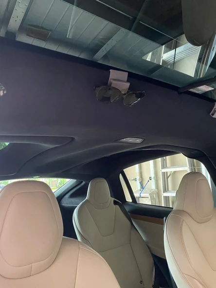 Byr3D Tesla Model X Için Güneş Gözlüğü Klipsi Tutucusu T4538001 Sadece Plastik Aparattır - 2