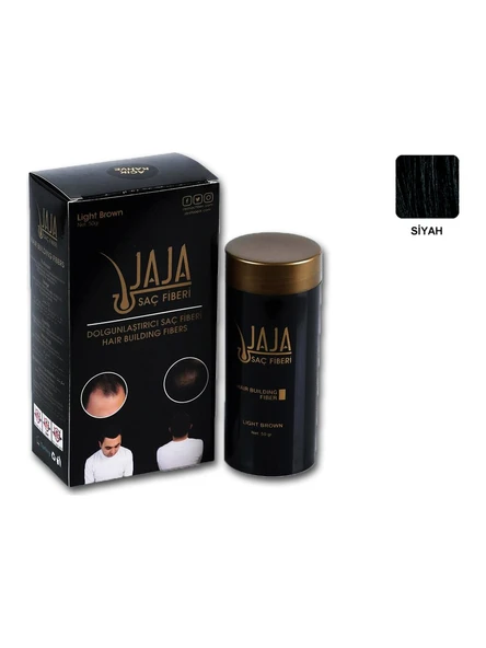 jaja Saç Dolgunlaştırıcı Siyah  Topik 50gr Orjinal - Resim 2