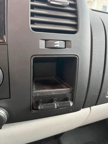 Byr3D 2007-2013 Chevrolet Silverado Cubby Hole Çift Güneş Gözlüğü Tutucu T6882019 Sadece Plastik Aparattır