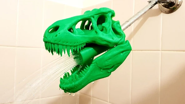 Byr3D T-Rex Duş Başlığı - Avustralya Montajı T3712603 Sadece Plastik Aparattır